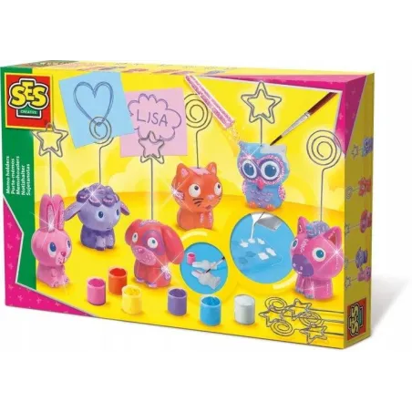 ZESTAW UCHWYTÓW NA KARTECZKI ZE ZWIERZĄTKAMI SES CREATIVE 5+