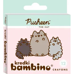 KREDKI BAMBINO PUSHEEN 12 KOLORÓW