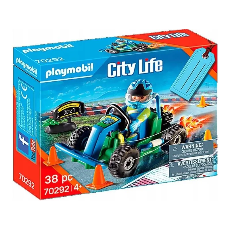 WYŚCIGÓWKA GOKART PLAYMOBIL CITY LIFE 70292