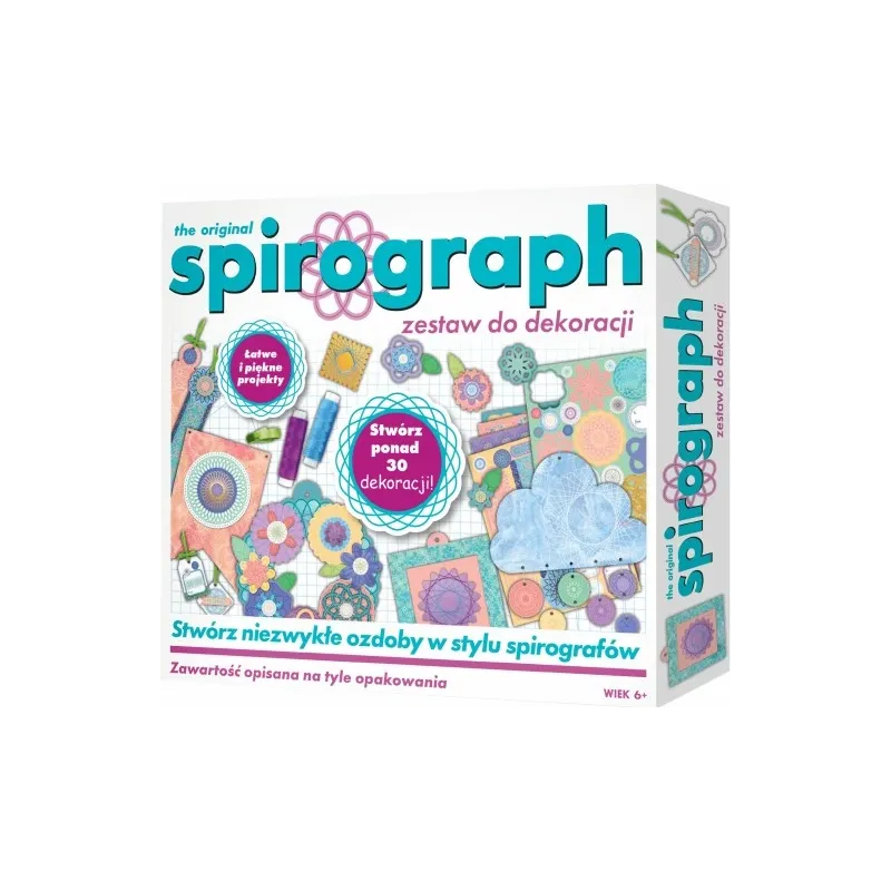 SPIROGRAPH KREATYWNY ZESTAW MANUALNY 6+