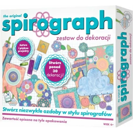 SPIROGRAPH KREATYWNY ZESTAW MANUALNY 6+