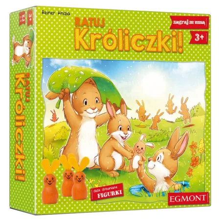 Ratuj Króliczki Gra Planszowa 3+