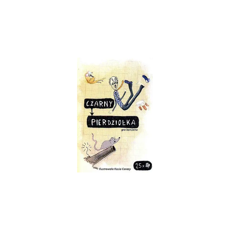 CZARNY PIERDZIOŁKA GRA KARCIANA 3+