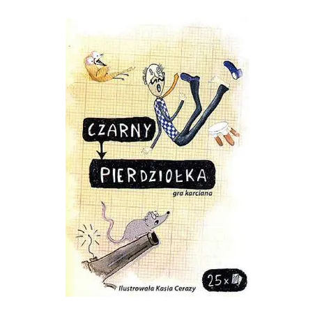 Czarny Pierdziołka Gra Karciana 3+