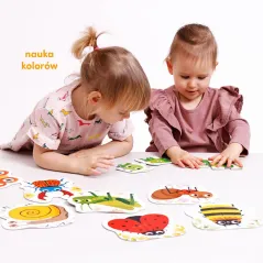 CZUCZU ROBACZKI CZWORACZKI PUZZLE 32 ELEMENTY 2+ - Bright Junior Media