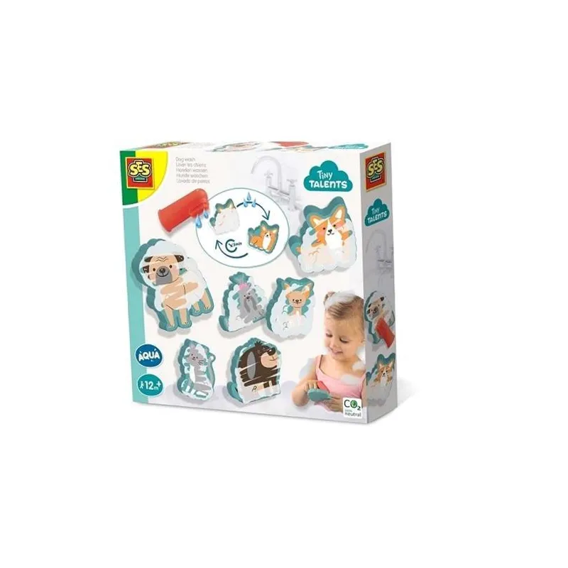 KĄPIĄCE PIESKI TINY TALENTS ZABAWKA DO KĄPIELI SES CREATIVE 12M+