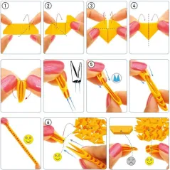 ZESTAW KREATYWNY ORIGAMI 3D ANANAS HANDMADE 8+