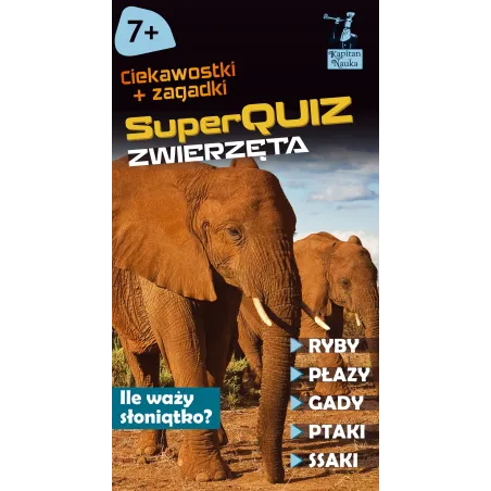 SUPERQUIZ ZWIERZĘTA KAPITAN NAUKA - Edgard