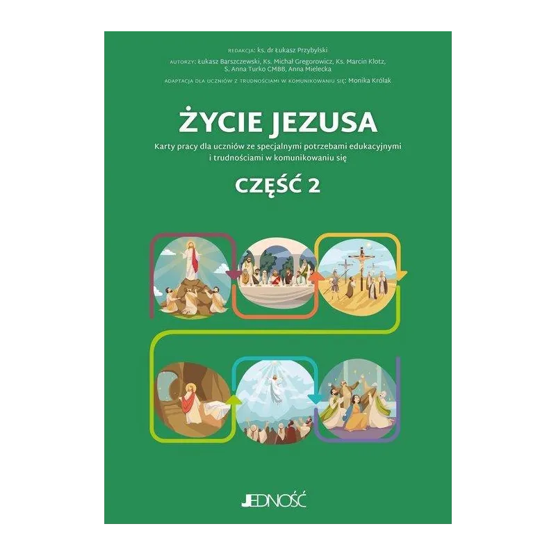 ŻYCIE JEZUSA. KARTY PRACY DLA UCZNIÓW ZE SPECJALNYMI POTRZEBAMI EDUKACYJNYMI I TRUDNOŚCIAMI W KOMUNIKOWANIU SIĘ 2