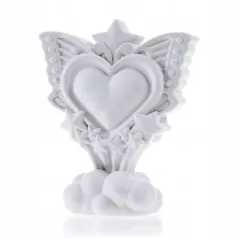 Kolorowanka 3D Moon Heart – Figurka Gipsowa Do Malowania Dla Dzieci Z Farbkami 3+