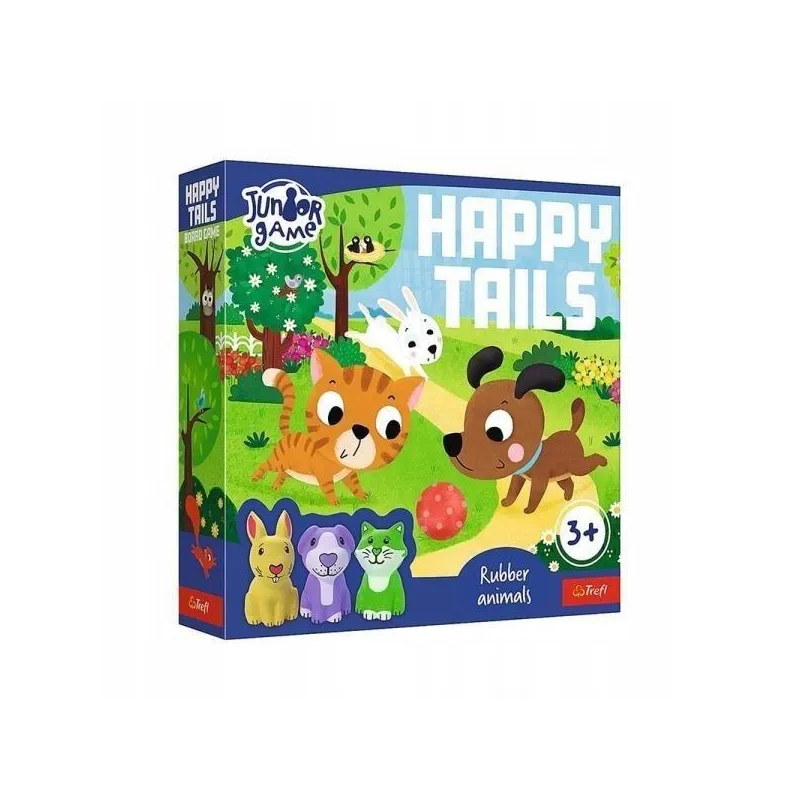 EDUKACYJNA GRA PLANSZOWA HAPPY TAILS TREFL 3+