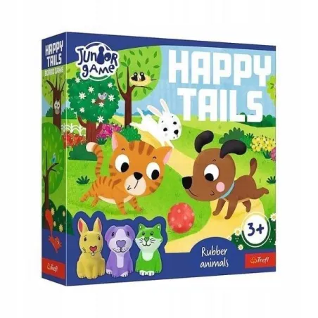 EDUKACYJNA GRA PLANSZOWA HAPPY TAILS TREFL 3+