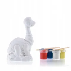 KOLOROWANKA 3D DINO ARTIST – FIGURKA GIPSOWA DO MALOWANIA Z FARBKAMI 3+