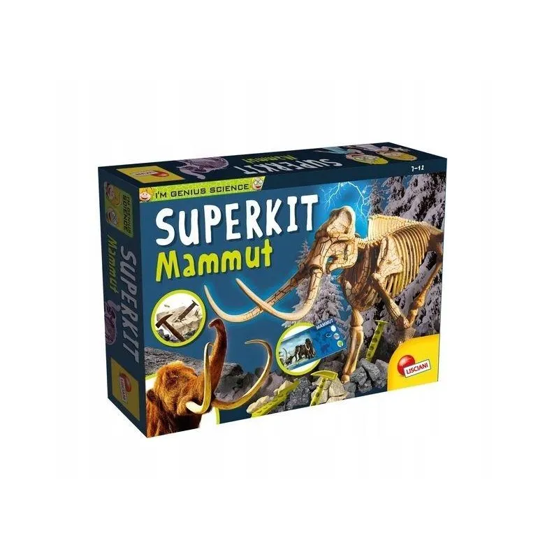ZESTAW EDUKACYJNY SUPER KIT MAMMUTH LISCIANI 7+