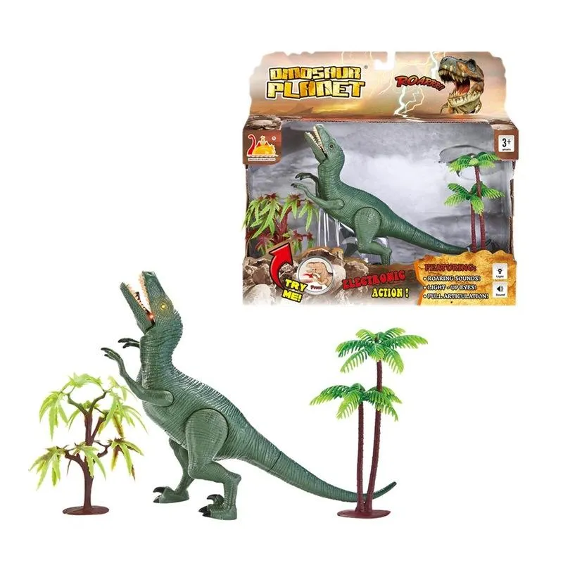 DINOZAUR ZIELONY NA BATERIE ASKATO 3+