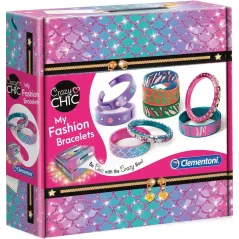 CRAZY CHIC SZYKOWNE BRANSOLETKI ZESTAW KREATYWNY CLEMENTONI 7+