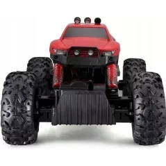 SAMOCHÓD ZDALNIE STEROWANY TERENOWY ROCK CRAWLER CZERWONY 1:16 MAISTO 8+
