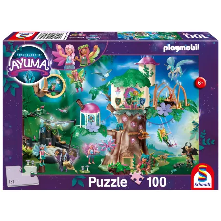 Puzzle 100 Elementów Przygody Ayuma Schmidt 6+