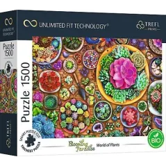 PUZZLE WORLD OF PLANTS  ROŚLINY 1500 ELEMENTÓW TREFL 12+