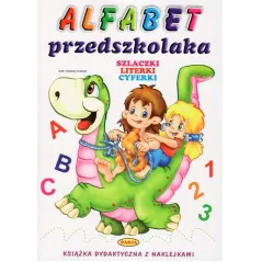 ALFABET PRZEDSZKOLAKA. KSIĄŻECZKA DYDAKTYCZNA Z NAKLEJKAMI - Pasja