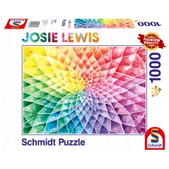PUZZLE PQ JOSIE LEWIS KOLOROWY KWIAT 1000 ELEMENTÓW SCHMIDT 12+