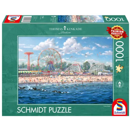 PUZZLE PQ THOMAS KINKADE CONEY ISLAND NY 1000 ELEMENTÓW SCHMIDT 12+