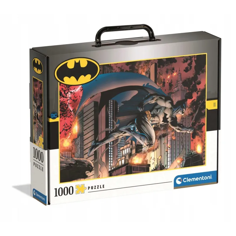 PUZZLE BATMAN 1000 ELEMENTÓW W WALIZCE CLEMENTONI 8+