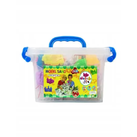 PIASEK KINETYCZNY 2 KG ZESTAW XXL PIASKOWNICA BASEN FOREMKI 3+