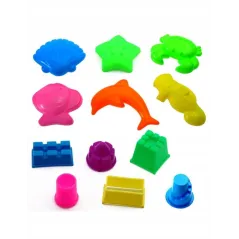 Piasek Kinetyczny 2 Kg Zestaw Xxl Piaskownica Basen Foremki 3+