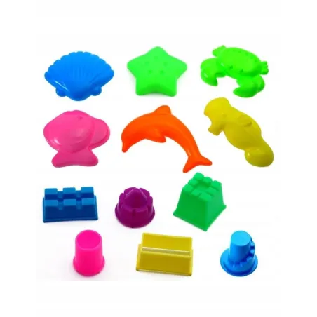 Piasek Kinetyczny 2 Kg Zestaw Xxl Piaskownica Basen Foremki 3+