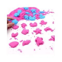 PIASEK KINETYCZNY 2 KG ZESTAW XXL PIASKOWNICA BASEN FOREMKI 3+