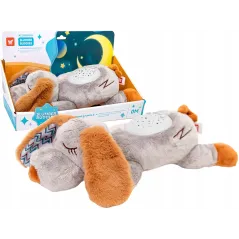 Maskotka Szumiąca Piesek Z Projektorem Gwiazdek I Muzyką Do Usypiania Askato 0M+