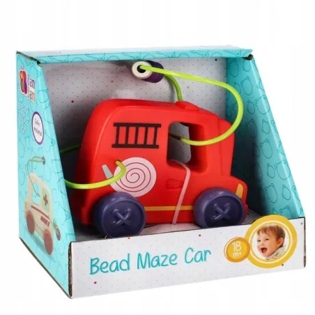 LABIRYNT STRAŻ POŻARNA ROZWOJOWA ZABAWKA SENSORYCZNA 18M+