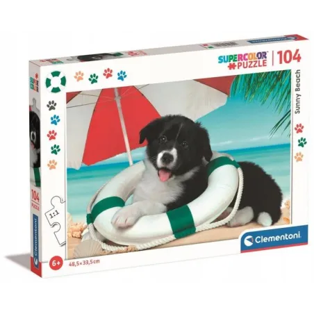 PUZZLE SUPER 104 ELEMENTY SUNNY BEACH CLEMENTONI 6+