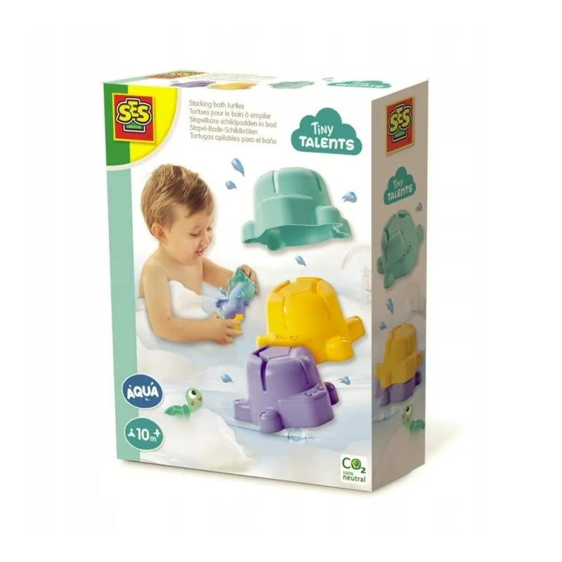 FOREMKI ŻÓŁWIE ZABAWKA DO KĄPIELI SES CREATIVE 10M+