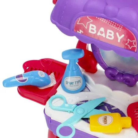 Różowa Toaletka 3W1 Z Lusterkiem I Akcesoriami Dla Dzieci Mega Creative 3+