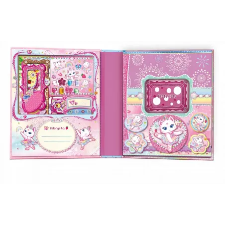Pecoware Zestaw Do Dekorowania Scrapbook Kot Baletnica 6+