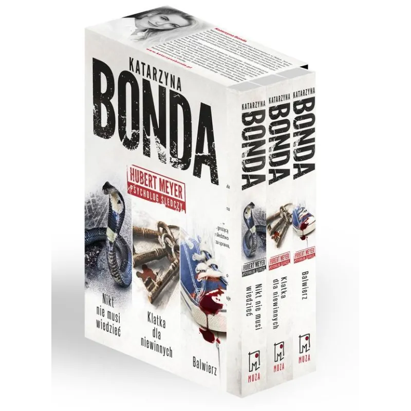 NIKT NIE MUSI WIEDZIEC KLATKA DLA NIEWINNYCH BALWIERZ PAKIET Katarzyna Bonda - Muza