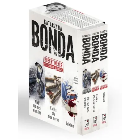 NIKT NIE MUSI WIEDZIEC KLATKA DLA NIEWINNYCH BALWIERZ PAKIET Katarzyna Bonda - Muza