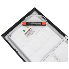 PANEL SUFITOWY LED 120X30 CM 40 W 4000 LM CZARNY LEDHOFF PLAFON NATYNKOWY