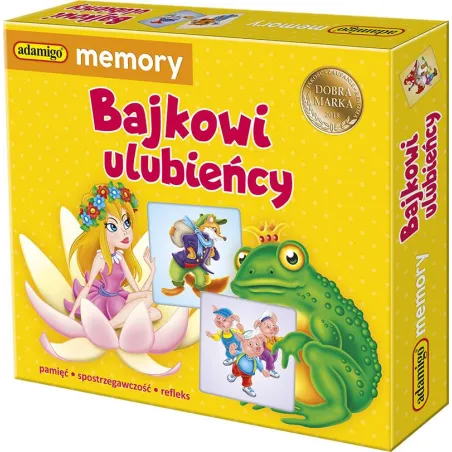 BAJKOWI ULUBIEŃCY GRA MEMORY - Adamigo