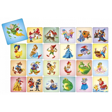 Bajkowi Ulubieńcy Gra Memory Adamigo 3+