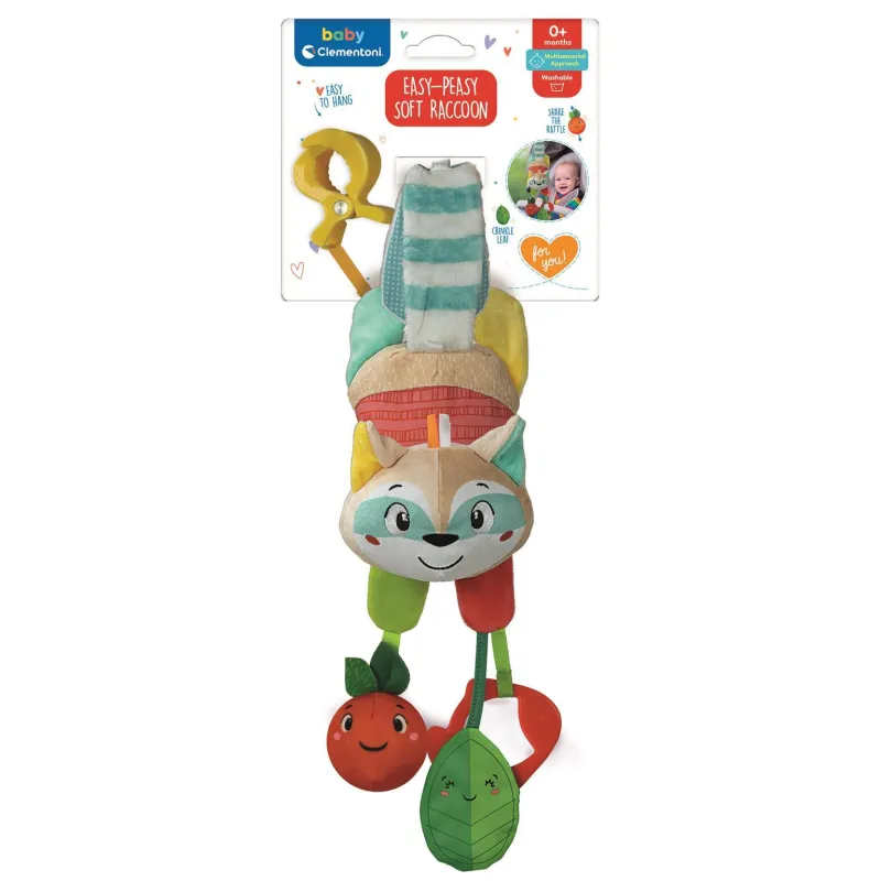 MIĘCIUTKI ZAWIESZKA SZOP MASKOTKA DLA NIEMOWLĄT CLEMENTONI 0M+