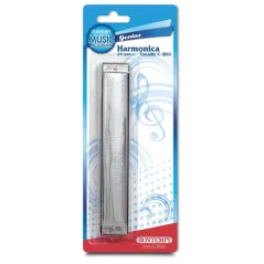 METALOWA HARMONIJKA PLAY 24-KANAŁOWA – EDUKACYJNY INSTRUMENT MUZYCZNY DLA DZIECI BONTEMPI 3+