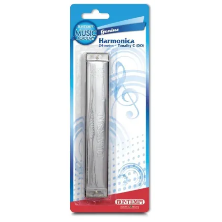 Metalowa Harmonijka Play 24-Kanałowa – Edukacyjny Instrument Muzyczny Dla Dzieci Bontempi 3+
