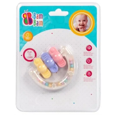 GRZECHOTKA GRYZAK ZNACZKI EDUKACYJNA ZABAWKA DLA NIEMOWLĄT 0M+