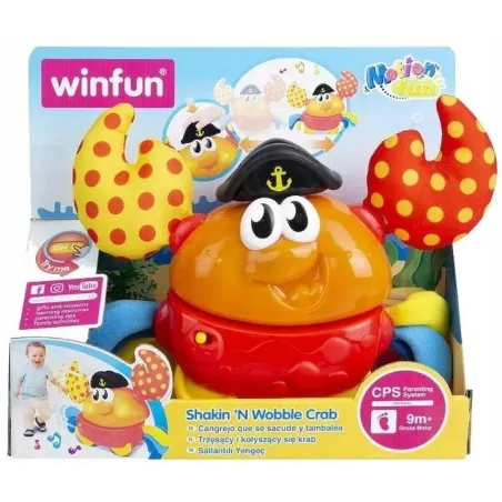 Interaktywny Krab Zabawka Edukacyjna Dla Dzieci Smily Play 9M+