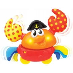 INTERAKTYWNY KRAB ZABAWKA EDUKACYJNA DLA DZIECI SMILY PLAY 9M+