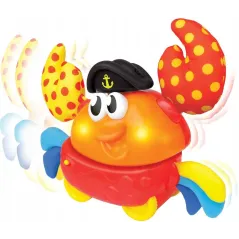 INTERAKTYWNY KRAB ZABAWKA EDUKACYJNA DLA DZIECI SMILY PLAY 9M+