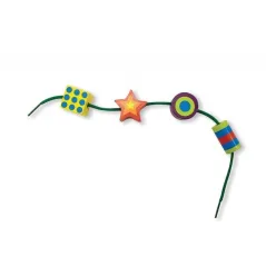 Zestaw Dużych Koralików Kreatywna Zabawa I Ćwiczenie Sprawności Manualnej Melissa & Doug 2+